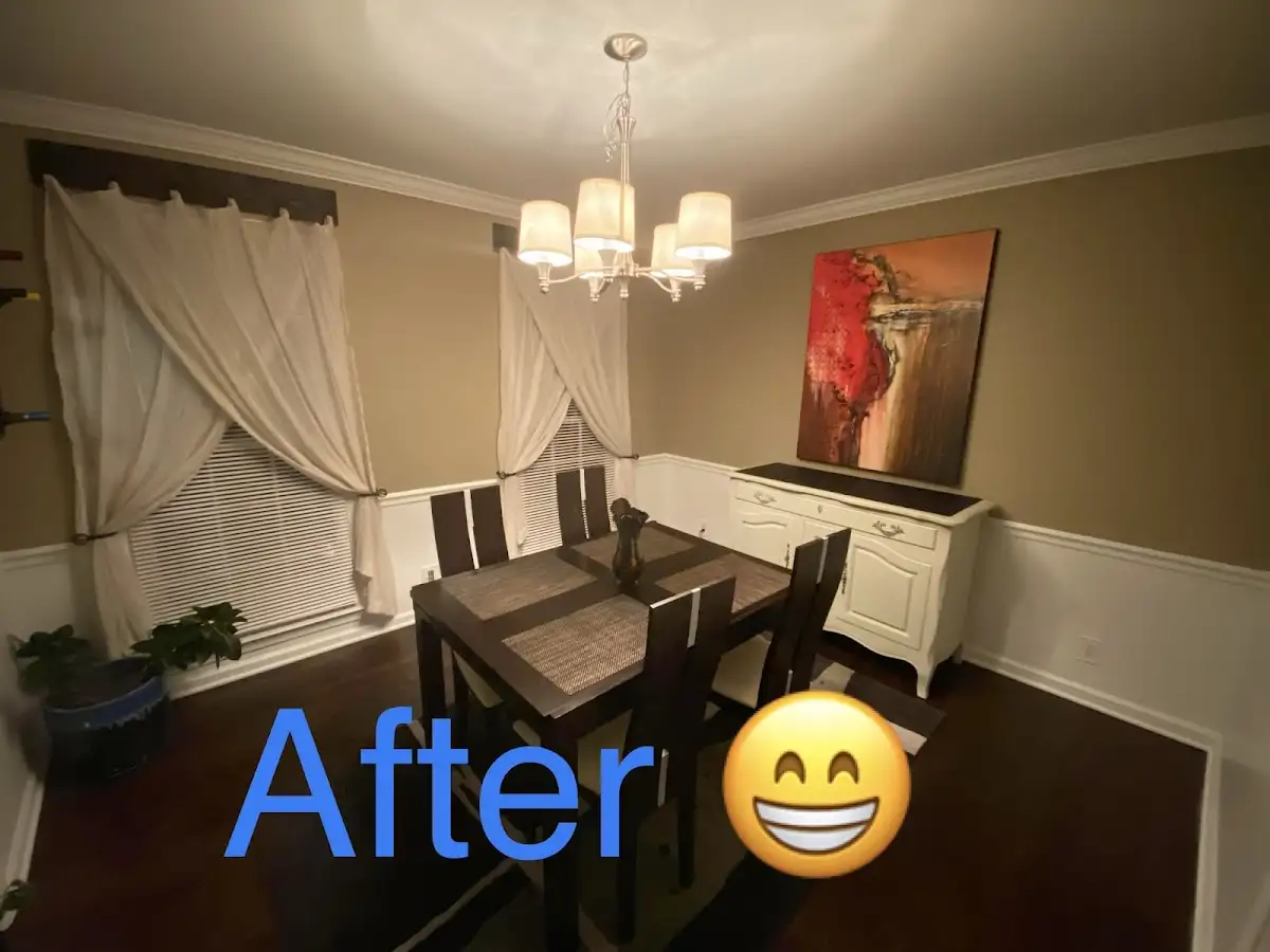 Professional dining room restoration after water damage in Argyle